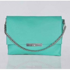 Sac bandoulière Celine Blade Flap Original en cuir vert 3078A