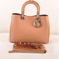 Sac Dior Diorissimo moyen en cuir camel original (fermoir doré) 603