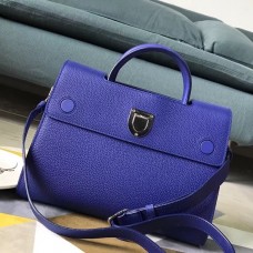 Sac cabas Dior Diorever en cuir de veau bleu