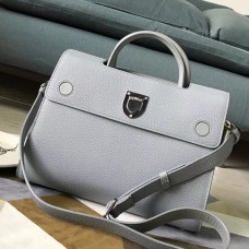 Sac cabas Dior Diorever en cuir de veau gris clair