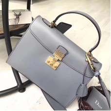 Sac cabas Dior Addict en cuir de veau bleu clair
