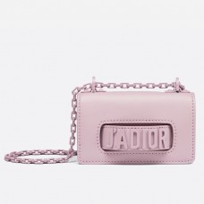 Sac Dior Mini J'Adior en veau rose ultra mat