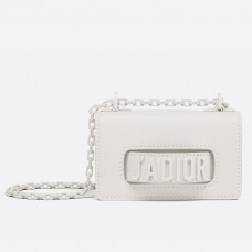 Sac Dior Mini J'Adior en veau blanc ultra mat