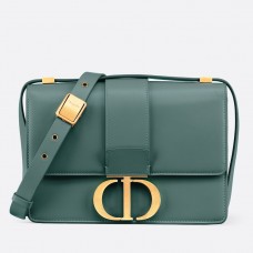 Sac bandoulière Dior 30 Montaigne en veau bleu orage Sac bandoulière Dior 30 Montaigne en veau bleu orage