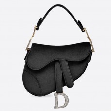 Sac Dior Mini Saddle en velours noir
