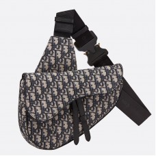 Sac banane Saddle pour homme Dior en toile oblique