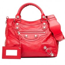 Balenciaga Giant 21 Argent Velo Coquelicot
