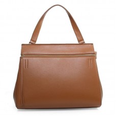 Sac Celine EDGE Original en cuir, couleur café clair, référence 3405