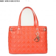 Sac bandoulière Dior Panarea moyen en cuir d'agneau orange (fermoir doré) 9625
