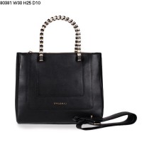 Sac à main Bvlgari Serpenti Ferrari en cuir noir 80381